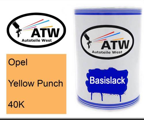 Opel, Yellow Punch, 40K: 500ml Lackdose, von ATW Autoteile West.